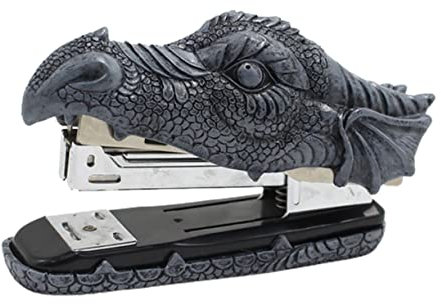 Gatuida Dragon Modeling Stapler Creative Handheld Stapling Tool for Craft and Office Use Practical Book Stapling Machine