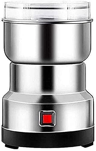OZBME Molinillo de café eléctrico de 200 W, triturador de Granos de Acero Inoxidable, silencioso, para Especias y Hierbas.