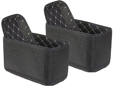 RLVYTA Motocicleta Top Case para Caja Lateral de Motocicleta de 38L, baúl Trasero, baúl Lateral, baúl Superior, Forro Interior, cojín de Cuero PU(38L No Exhaust)