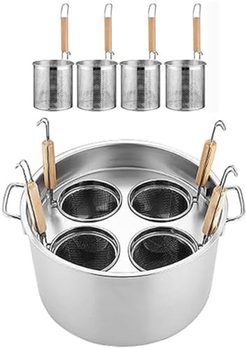 Nudelkocher-Einsatz-Set mit Sieb, Trennwand für effizientes Kochen in der Küche