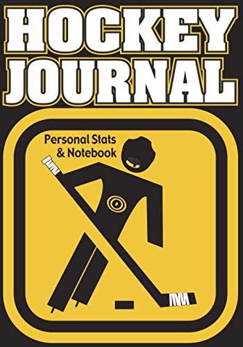 Hockey Journal: Personal Stats Tracker 125 Games & Notebook
