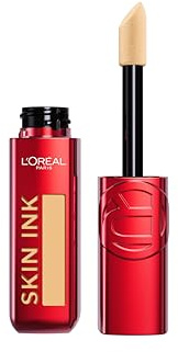 L'Oreal Paris Infaillible Skin Ink, Foundcealer, Deckend wie eine Foundation, Leicht wie ein Concealer, bis zu 48H semi-permanentes Make Up, Wasserfest, Schweißfest, Kein Abfärben, Medium Warm 260