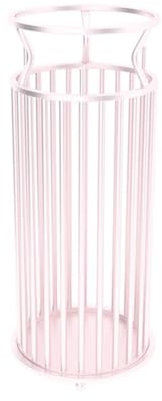 Urceitg Schirmständer, Schirmständer Aus Metall, Runder Schirmständer, Gehstockhalter, Geeignet für Eingangsbereich, Zuhause, Büro(Rose Gold)