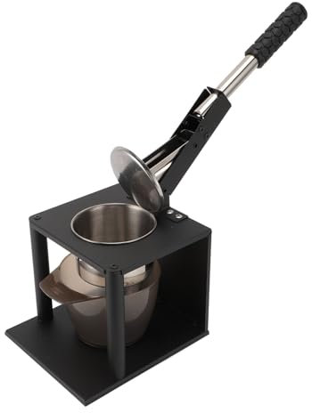 Presse-Agrumes Manuel de qualité Professionnelle, Presse-Agrumes Manuel en Acier Inoxydable, Presse-Citron avec Long Manche et Tasse pour Orange, Citron, Grenade, Pamplemousse