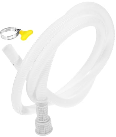 ORFOFE Household Extended Flexible Air Conditioner Drain Hose 4m Long Drain Hose for Washing Machine