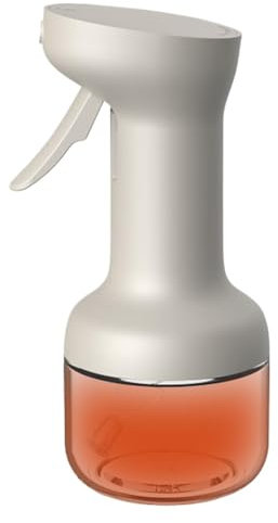 Botella de vidrio con atomizador de aceite, Señor de vidrio con atomizador de aceite de oliva para cocina | Dispensador y pulverizador de aceite de oliva para barbacoa, hornear, freidora y asar a la p