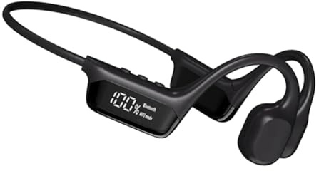 Uxsjakjsd S10 Bluetooth 5.4 Bone Conduction Wireless Headphones 30 Meters Depth IPX8 Waterproof Swimming Headsets 32GB MP3 Player