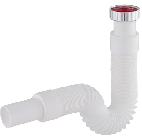 Flexible de vidange pour lavabo - longueur 35 à 80cm NOYON & THIEBAULT