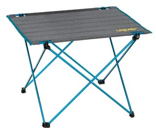 Uquip Falttisch Liberty, Leichtgewichttisch bis 30 kg belastbar, Grau