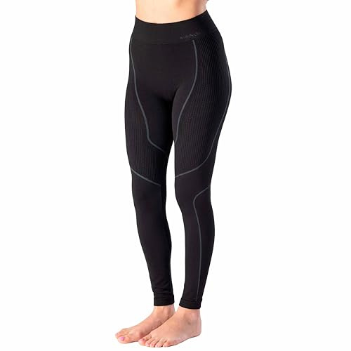 Risalti Calzamaglia Termica Donna Merino Tech - Leggings Termici Donna in Lana Merino, Intimo Invernale Senza Cuciture - Made in Italy
