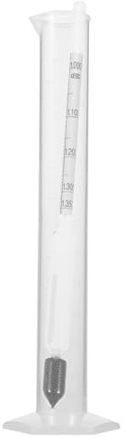 TOPPERFUN 1 Juego De Taza Medidora De Ml para Medidor De Densidad Líquida Probador De Alcohol Cilindro Graduado Medidor De Leche De Arroz Baume Herramientas De Medición De