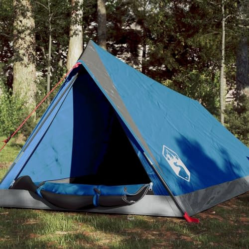 Sportartikel Artikel-Campingzelt 2 Personen Blau 200x120x88/62 cm 185T TAFT Safehappy
