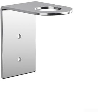 Soporte dispensador de botellas, soporte dispensador de jabón no perforado montado en la pared, jabón de baño de acero inoxidable 304 (1 agujero A)