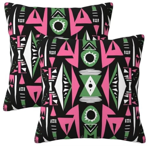 Kissenbezug 60x60 cm 2er Set Herbst Deko Kissen Rosa Bauernhof Kissenbezug,Quadrat Kissenbezüge,Weicher Sofakissen,Kissenhülle Herbst,Zier Kissen Mit ReißVerschluss,Couch Deko Schlafzimme 24x24Inch