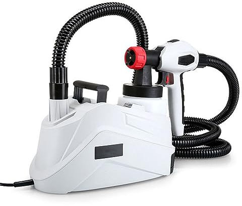 Paint Sprayer Gun 1280W Big Power Electric Spray Gun - Adjustable Flow Control, for Furniture, Cabinets, Walls - 800ML/min, Car Automotive Spray Gun