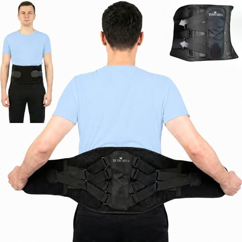 Faja Lumbar Ergonómica, Cinturón Lumbar, Soporte Lumbar Transpirable (L)