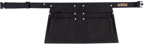 HLHLH Delantal de trabajo for hombre con bolsillos for herramientas y accesorios, lona encerada.