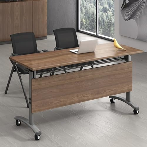 Moderner klappbarer Konferenztisch – Kompakte und einfache Montage für Home-Office-Empfang & Club-Einsatz – Vielseitiger kleiner Besprechungstisch für kollaborative Räume