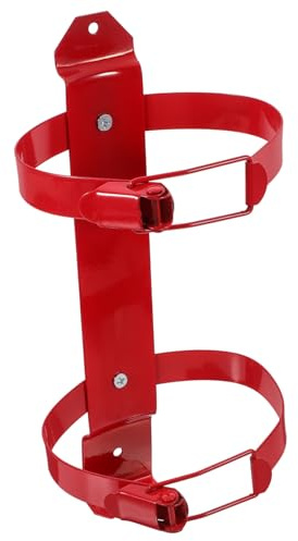 KONTONTY Soporte de Pared para Fire Extinguisher, Gancho para Extintor de Incendios de Hierro, Ajuste para Vehículos y Hogares, 2kg, Fácil Instalación