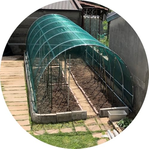 MADELUX Serra Tunnel NetPlus 3x5m con Rete antigrandine per orto Giardino Auto Protezione grandine