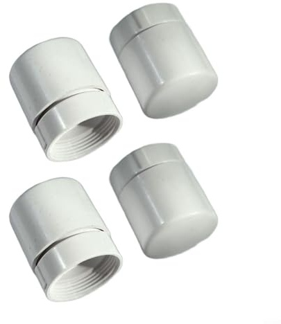 4 Stück Wasserverteiler-Regulierkappe, Fußbodenheizungsventilabdeckung, M30 x 1,5 Gewinde, Kunststoff-Temperaturregelventilabdeckung für Heizkörper und Fußbodenheizungssysteme (B)