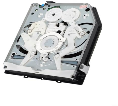 Optisches Laufwerk für PS4 Slim CUH-1100, für Blu-Ray DVD CD Disc Drive, Robustes ABS Gehäuse, Einfacher Einbau als Ersatzteil, Kompakte Baugröße 18x17x5 cm, Schwarz