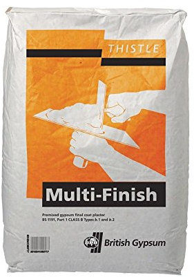 Thistle Multi Finish Plaster British Gypsum 25kg - FREE Delivery