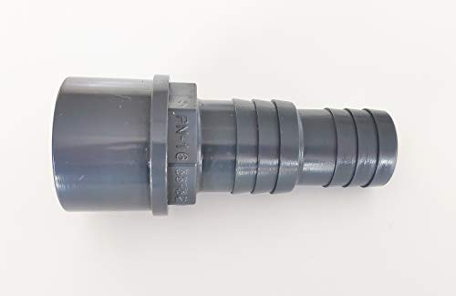 Réduction conique cannelé 50mm Male ou 40mm Femelle vers 38mm ou 32mm PVC Pression PN16
