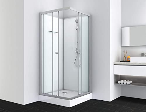 Sanotechnik Cabina de Ducha Completa Forte 80 x 80/90 x 90 x 203 cm 90 x 90 cm