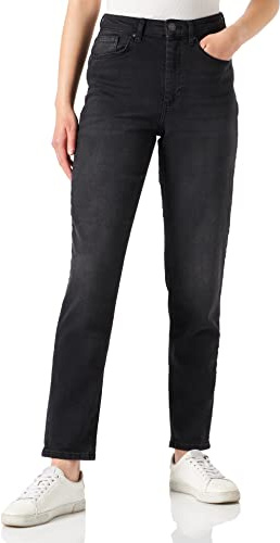 ONLY Onlveneda Life Mom Jeans Rea099 Noos, Black Denim, XS/34 De Las Mujeres