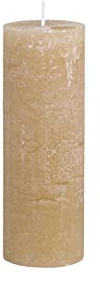 Chic Antique Macon rustikale Stumpenkerze versch.Farben und Größen Kerze Antik NEU Altarkerzen 100 % Paraffin lange Brenndauer (Honig, 20x7 cm)