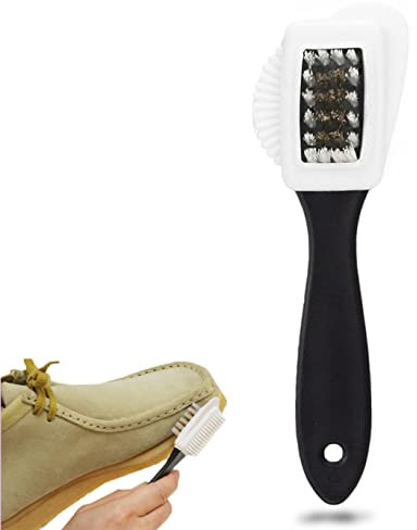 Cepillo Ante Zapatos, Cepillo para Limpieza Zapatos de Ante, Cepillo de Nobuk para Botas de Gamuza