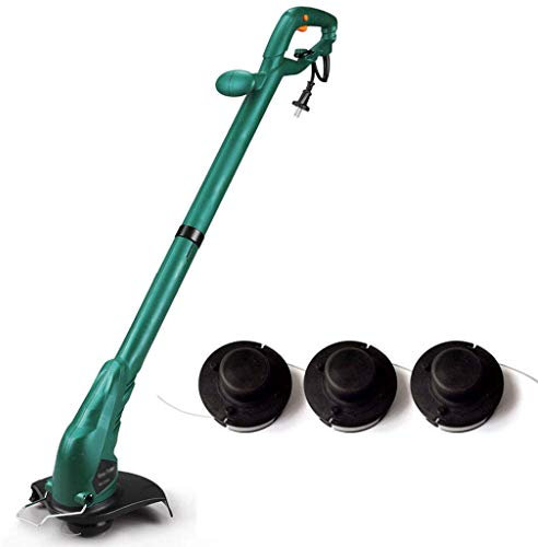 Tagliabordi Elettrico Leggero/tagliaerba a Batteria Larghezza di Taglio 25 cm con Bobina a 3 Fili e Cavo di Alimentazione da 10 m, Prato e Giardino, 250 W