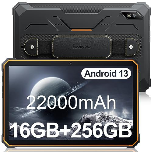Blackview Active8 Pro Rugged Tablet, 16GB(8GB + 8GB) RAM + 256GB ROM/TF 1TB Tablet Robusto, 2,4K FHD+ 10,36 pollici, batteria 33W 22000mAh Android 14, fotocamera 48MP con ArcSoft, Dual 4GSIM 5GWiFi