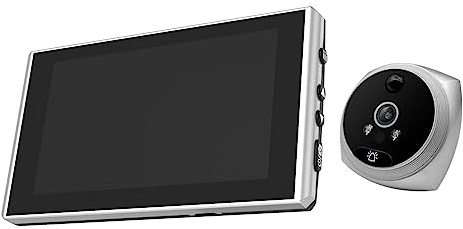 Schermo LCD da 4,5 Pollici Campanello Digitale 2MP Visione Notturna a 145° PIR Occhio per Porta Spioncino Elettronico Spioncino per Videocamera per Porta