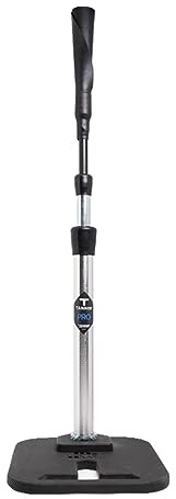 Tanner Pro Batting Tee | Pro Style Weighted Hitting Tee for Baseball Softball Slow Pitch | Adjusts 26-43” | Age 8 up| Weighted Base, Hand Rolled Flextop, Reinforced Steel Stem | Hand Assembled in US