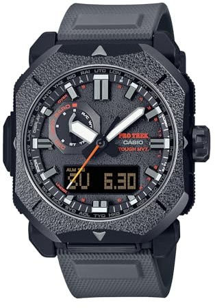 Casio Men's Analog-Digital Tough Solar Watch with Resin Strap PRW6900BF-1