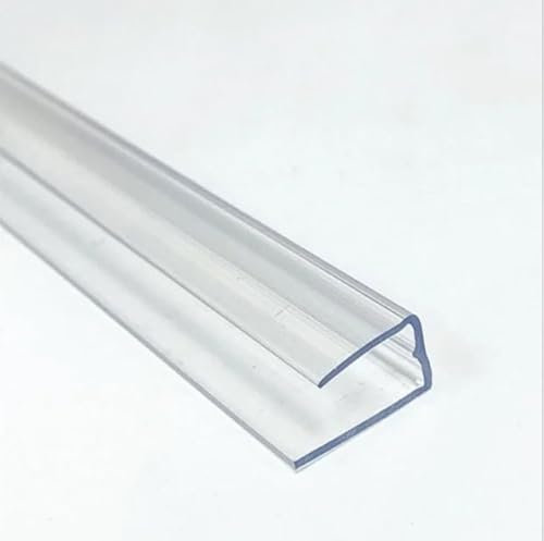 Gewächshausplatten aus Polycarbonat, U-Steckverbinderprofil – 20 Stück, 0,6 m Länge, verhindern, dass Staub, Regen und Feuchtigkeit in Doppelwandplatten gelangen, passend für 6 mm oder 4 mm (0,2 Zoll)