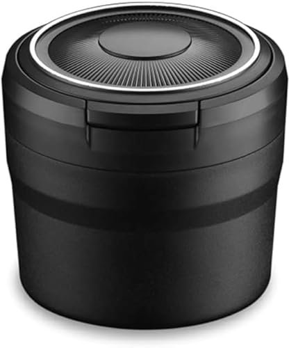 RESKIU Cendrier de Voiture avec Couvercle pour Benz AMG CLA 35/AMG CLA 45/AMG CLA 45S, Cendrier de Voyage Portable Mini cendrier Automobile sans fumée Cendrier à Cigare,B
