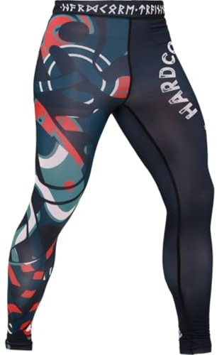 Hardcore Training Nordic Compression Pants Pantalon de Compression Homme Leggings MMA BJJ Arts Martiaux Boxe Fitness Grappling No Gi Couche de Base