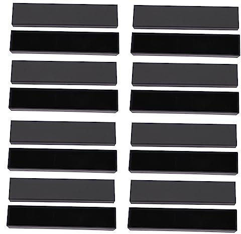 Boîte à Montre Simple 24 Pièces en Papier Carton Noir Rectangulaire