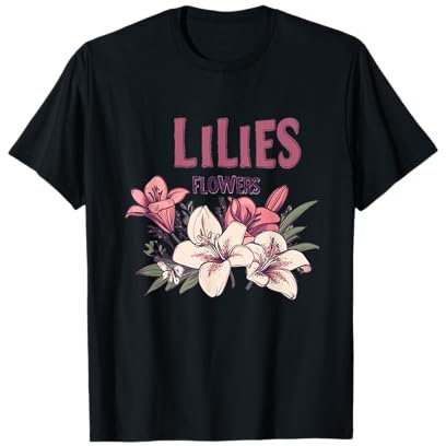 Bezaubernde Lilien Blumen für einen süßen Stil T-Shirt
