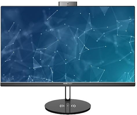Mach Power PC All-In-One 23.8 i3-10th, 16GB RAM, 512GB SSD, S.O. 11 Pro, Webcam 5MP, Wi-Fi, Bluetooth, Ricarica Wireless (IT-AIO24I316512-10TH)