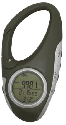 Hemobllo 2 Pièces Altimètre Baromètre Thermomètre Portable avec pour Alpinisme et Activités de Plein Air