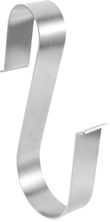 UPKOCH Life Buoy Holder S Shaped Iron Bracket for Boat Railing Deck Hooks Wave Resistant Lifebuoy Mount for Secure Emergency Access