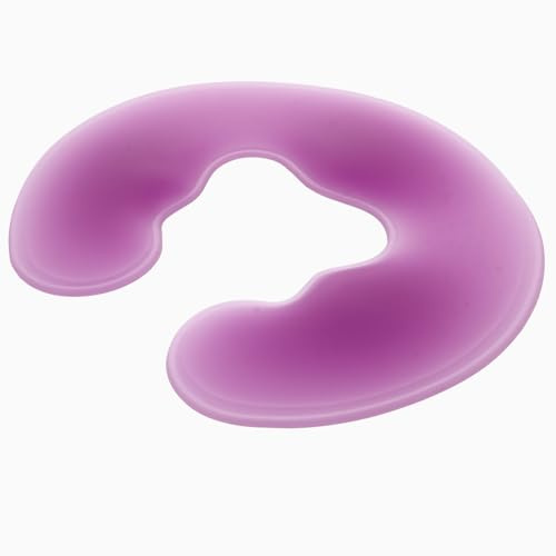 NIYANGLE Almohada Facial de Silicona para Salón y Oficina Cojín para Relajación y Masaje Diseño Amplio Recorte para Evitar Presión Ocular Color