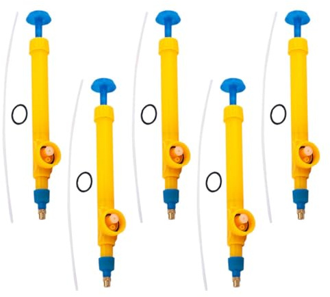Kichvoe Lot de 5 Buses D'arrosage pour Bouteille de Boisson, Pulvérisateur de Jardin Portable, Embouts en Plastique Universels pour Arrosage Extérieur et Entretien des Plantes