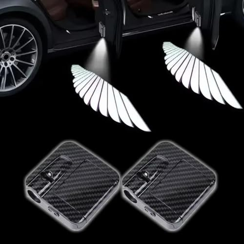 R-timer 2Pcs Car Door Light Projector for Nissan Juke F16 2019-2022 2023, Wireless LED Welcome Lamp High Definition Puddle Lights
