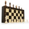 ChessEbook Schachspiel Turnier - Hochwertiges Schachbrett aus Holz 48 x 48 cm. - Chess Board Set klappbar - Spielset mit Schachfiguren - Schachset - Schach