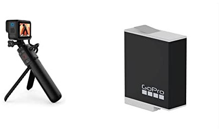 GoPro Volta (Versatile Grip, Charger, Tripod, and Remote) - Official GoPro Accessory & Enduro Rechargeable Battery (HERO11 Black/HERO10 Black/HERO9 Black)